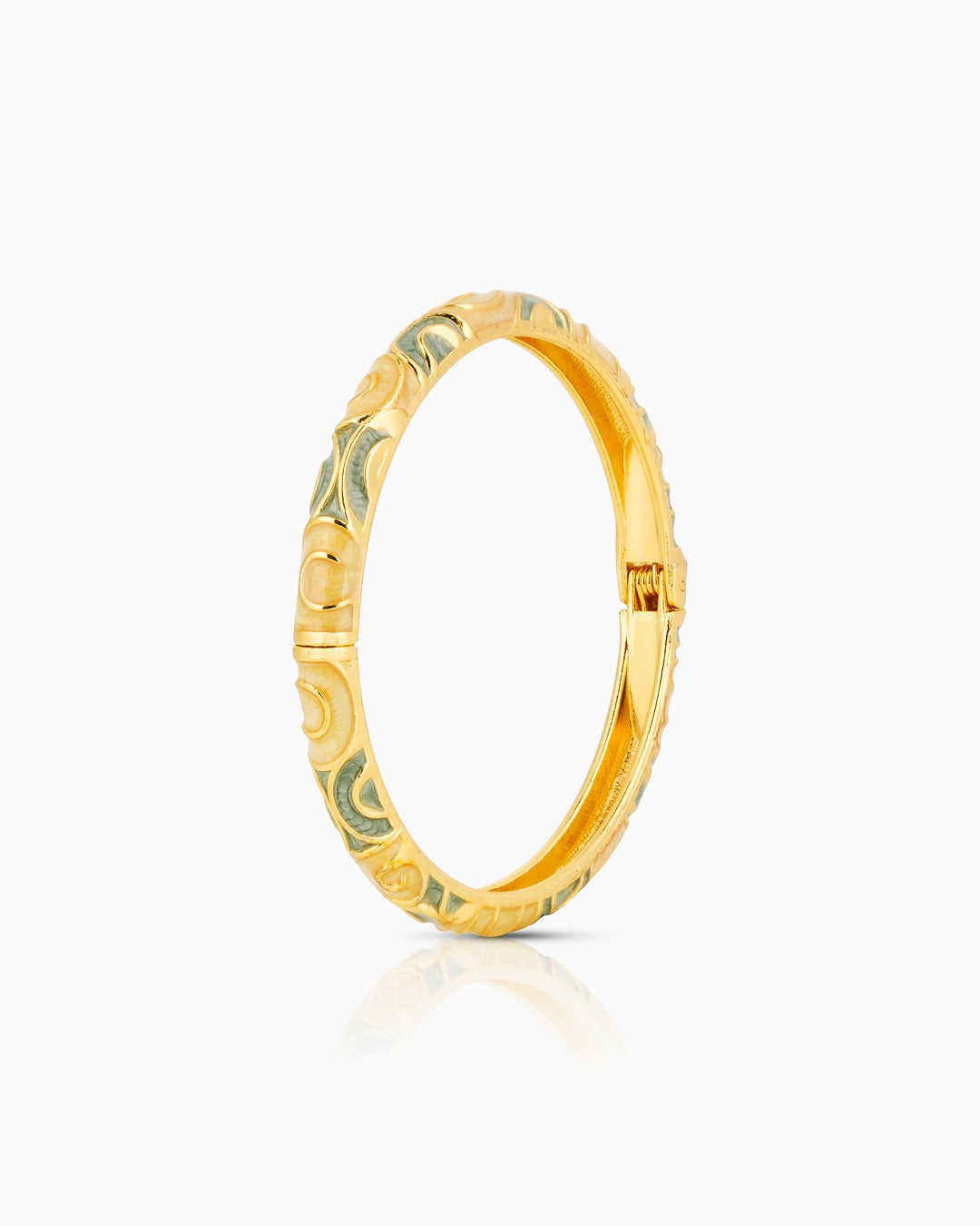 Blue & White Enamel Bangle